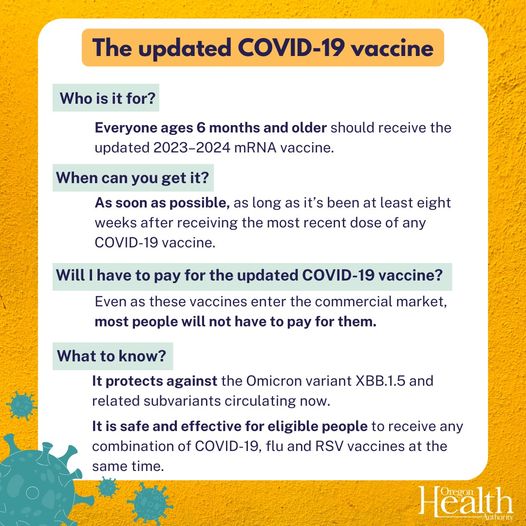 Updated COVID vaccine FAQ
