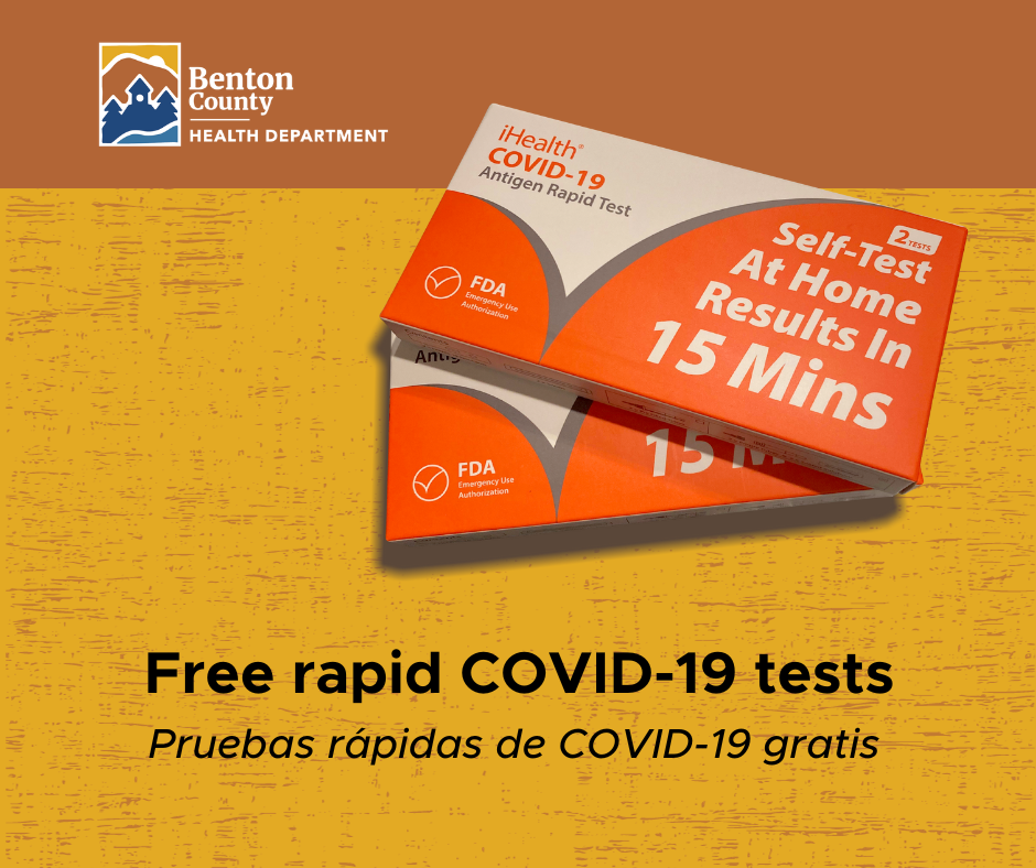 Two rapid COVID-19 self-test kits