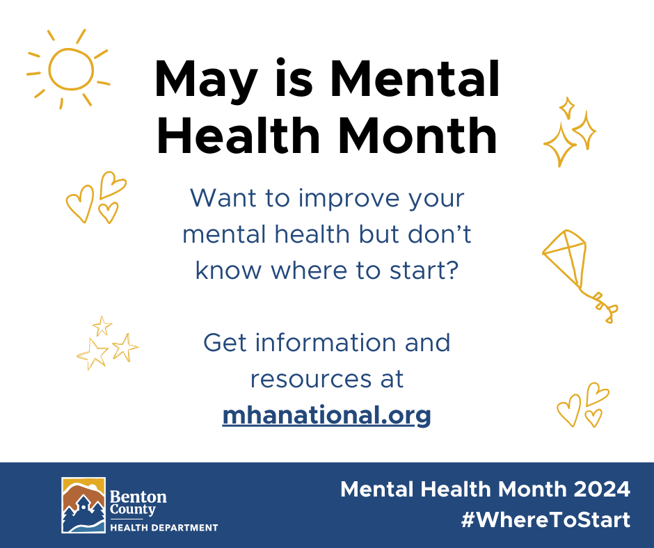 Image for May is Mental Health Month in Benton County
